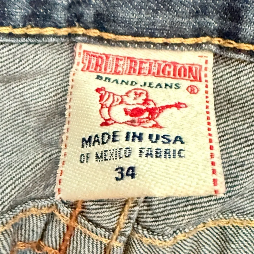 True Religion Straight Leg Jeans – Men’s Size 34, Made in USA​